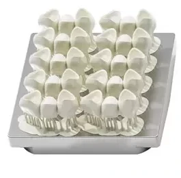 Crowns printed on the small build platform